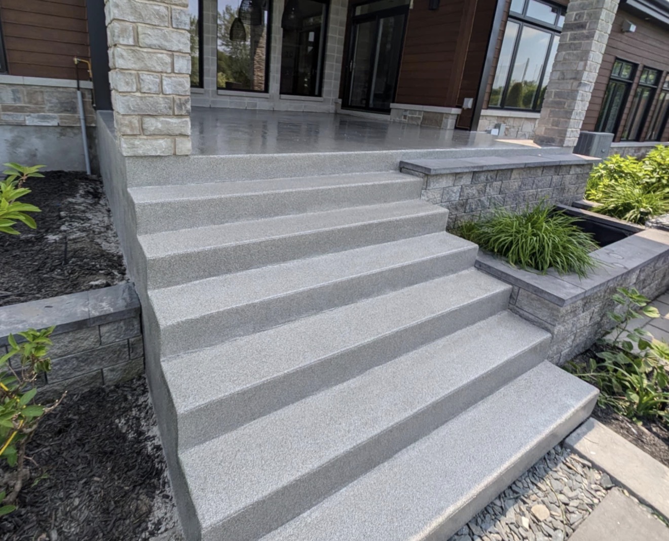 Porch and steps epoxy coating